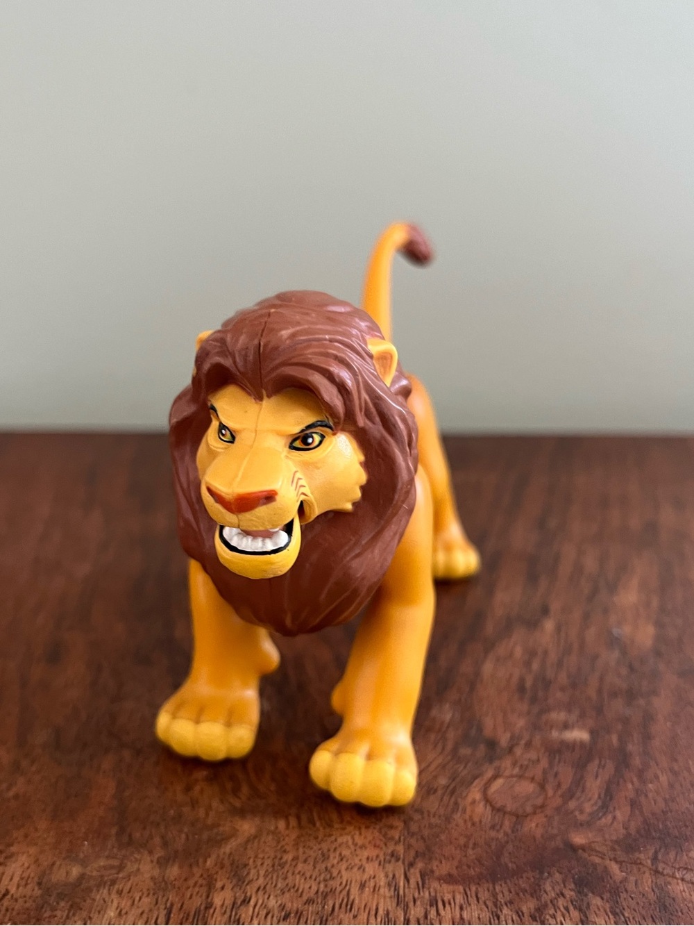 Vintage Mattel 1994 Disney Lion King Fighting Action Simba Action Figure Toy